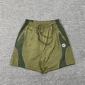 Broken Planet Letter Print Summer Trendy Casual Fashion Woven Shorts