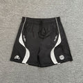 Broken Planet Letter Print Summer Trendy Casual Fashion Woven Shorts