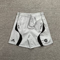 Broken Planet Letter Print Summer Trendy Casual Fashion Woven Shorts